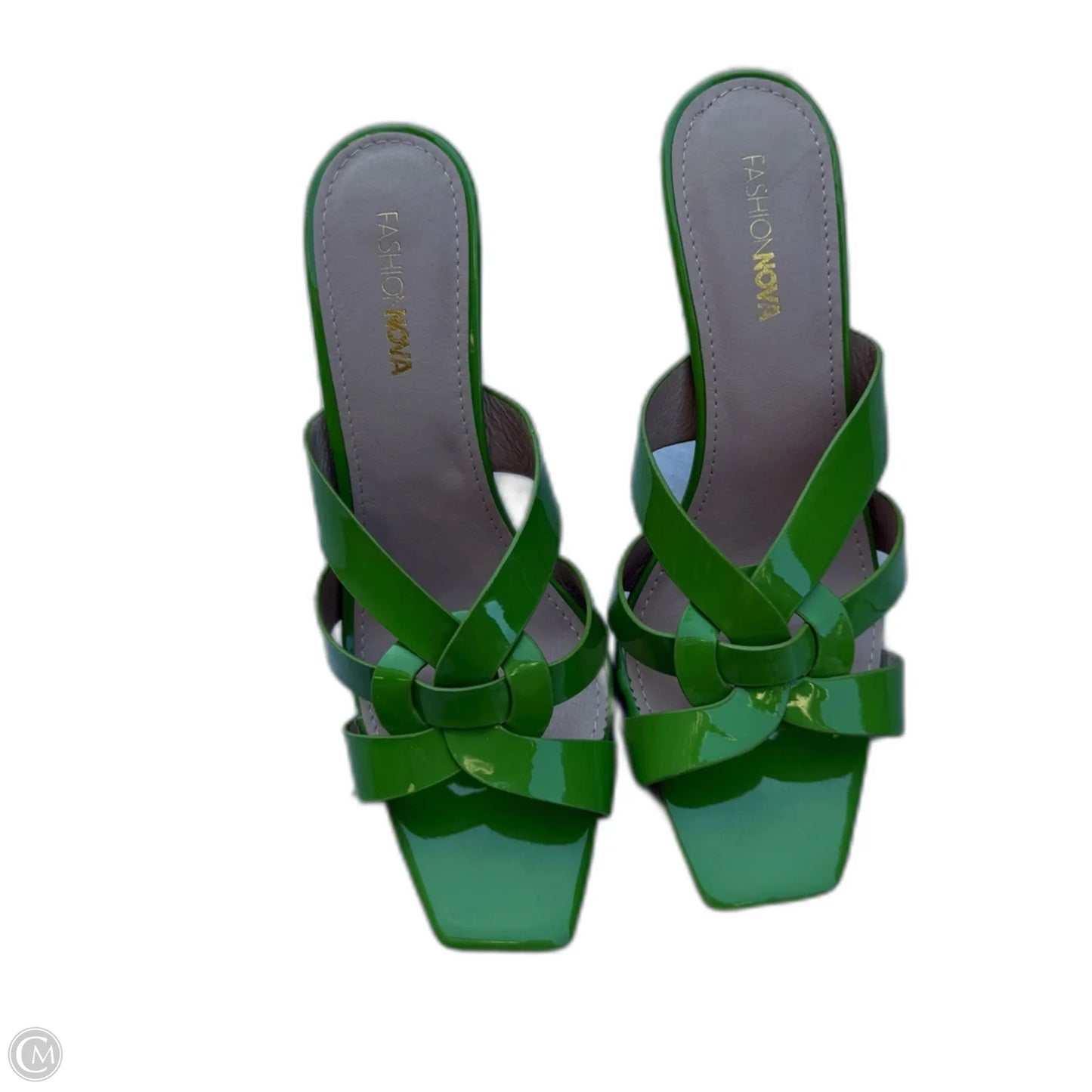 Shoes Heels Stiletto By Fashion Nova In Green, Size: 8