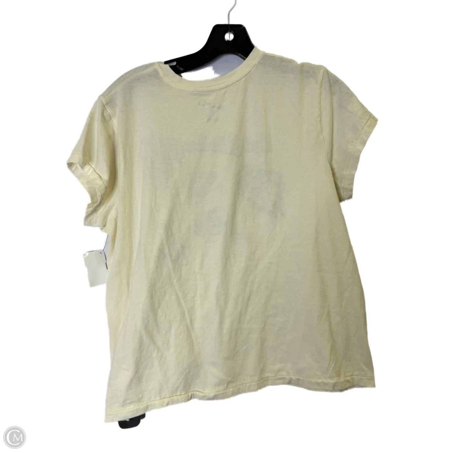 Top Short Sleeve Basic By Universal Thread In Cream, Size: L