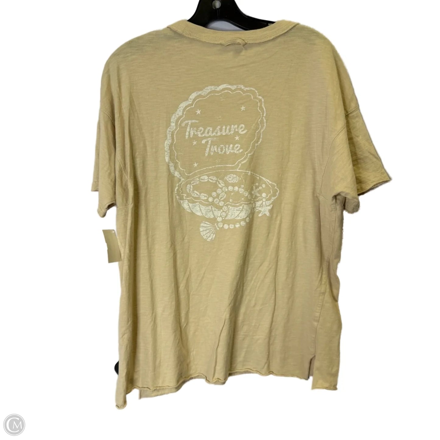 Top Short Sleeve Basic By Aerie In Cream, Size: Xs