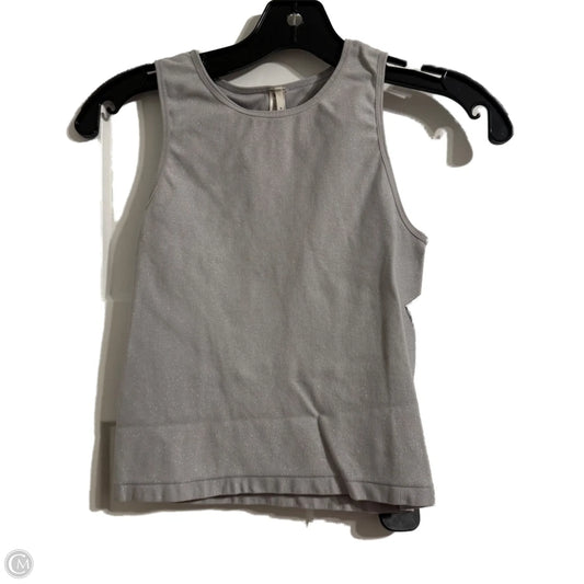 Top Sleeveless By Anthropologie In Grey, Size: L