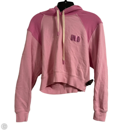 Sweatshirt Hoodie By Cmc In Pink, Size: M