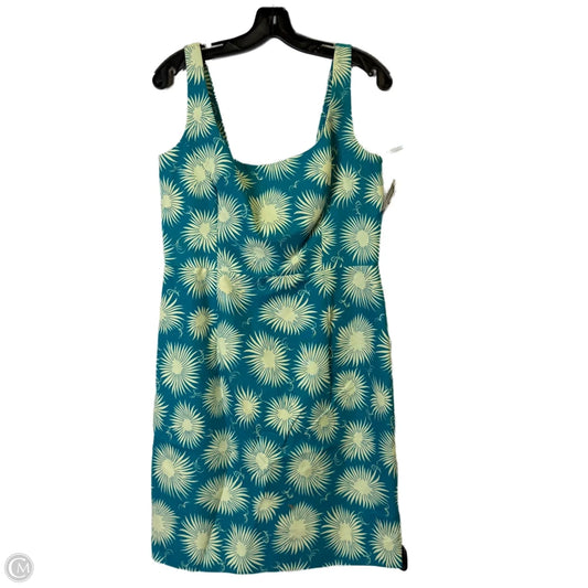 Dress Casual Midi By Cmc In Teal, Size: 12