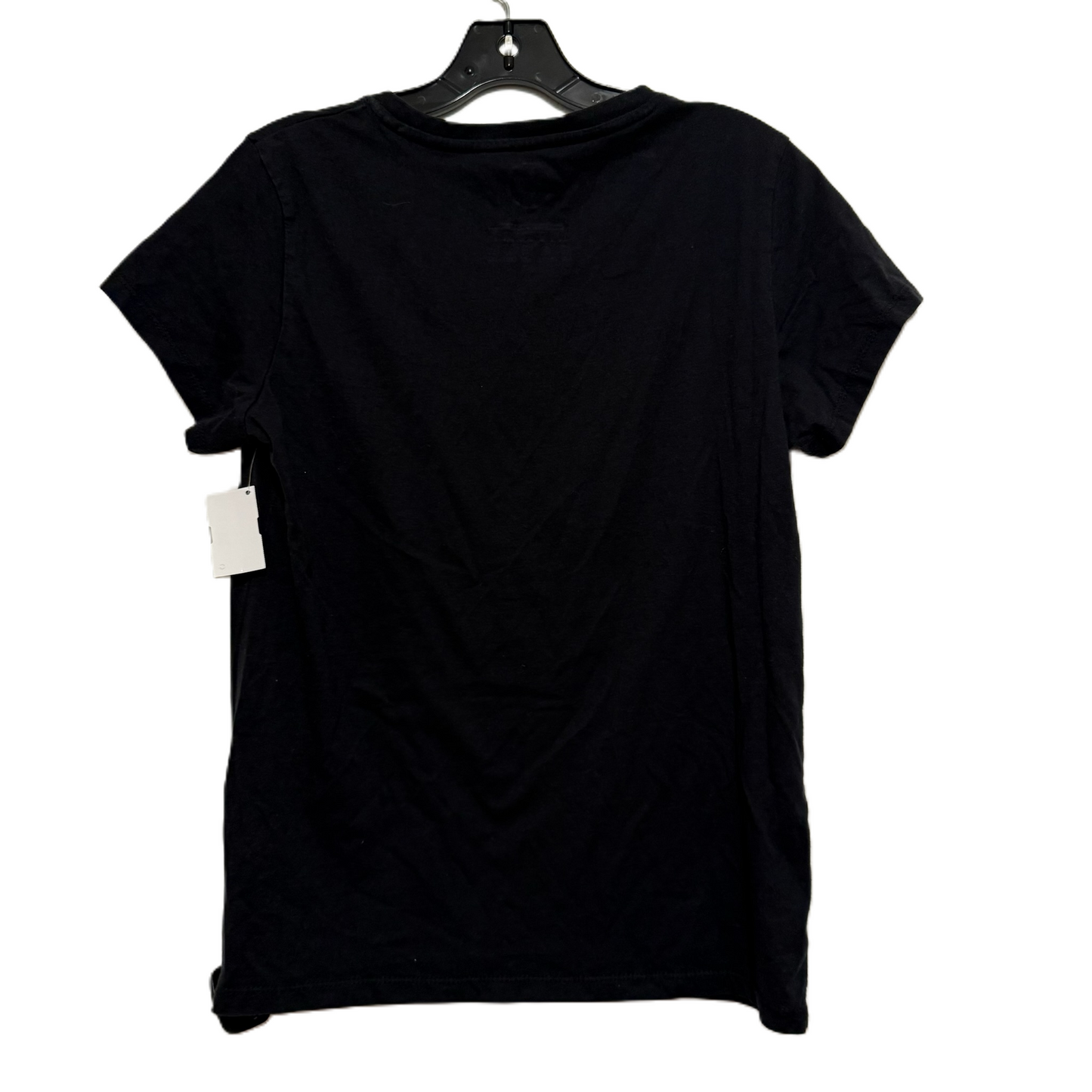 Athletic Top Short Sleeve By Clothes Mentor In Black, Size: L