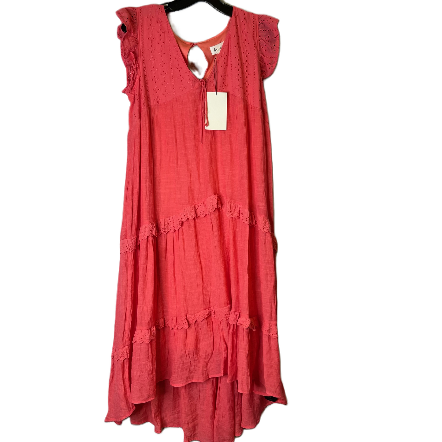 Dress Casual Maxi By &Merci In Pink, Size: M