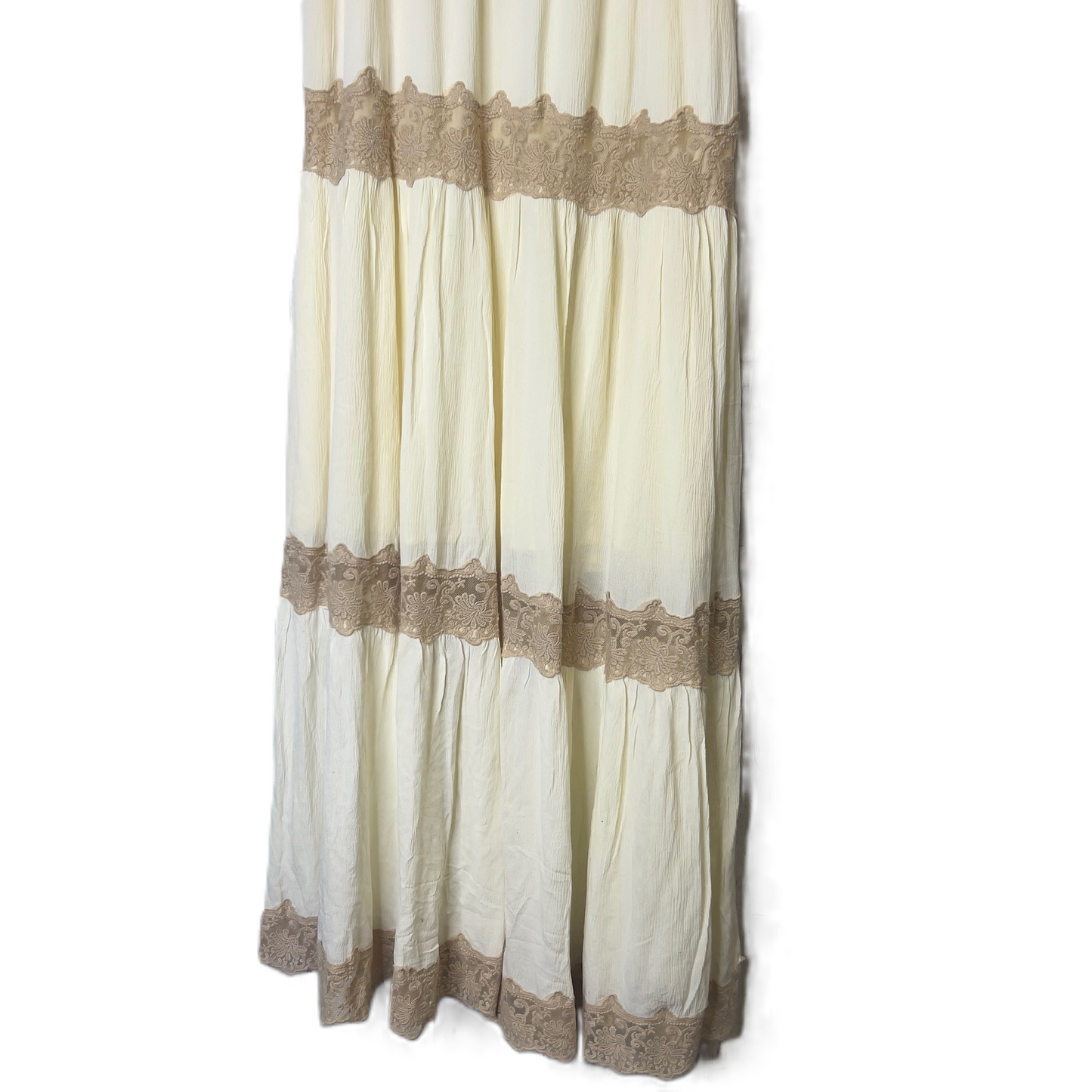 Dress Casual Midi By Wishlist In Cream, Size: M