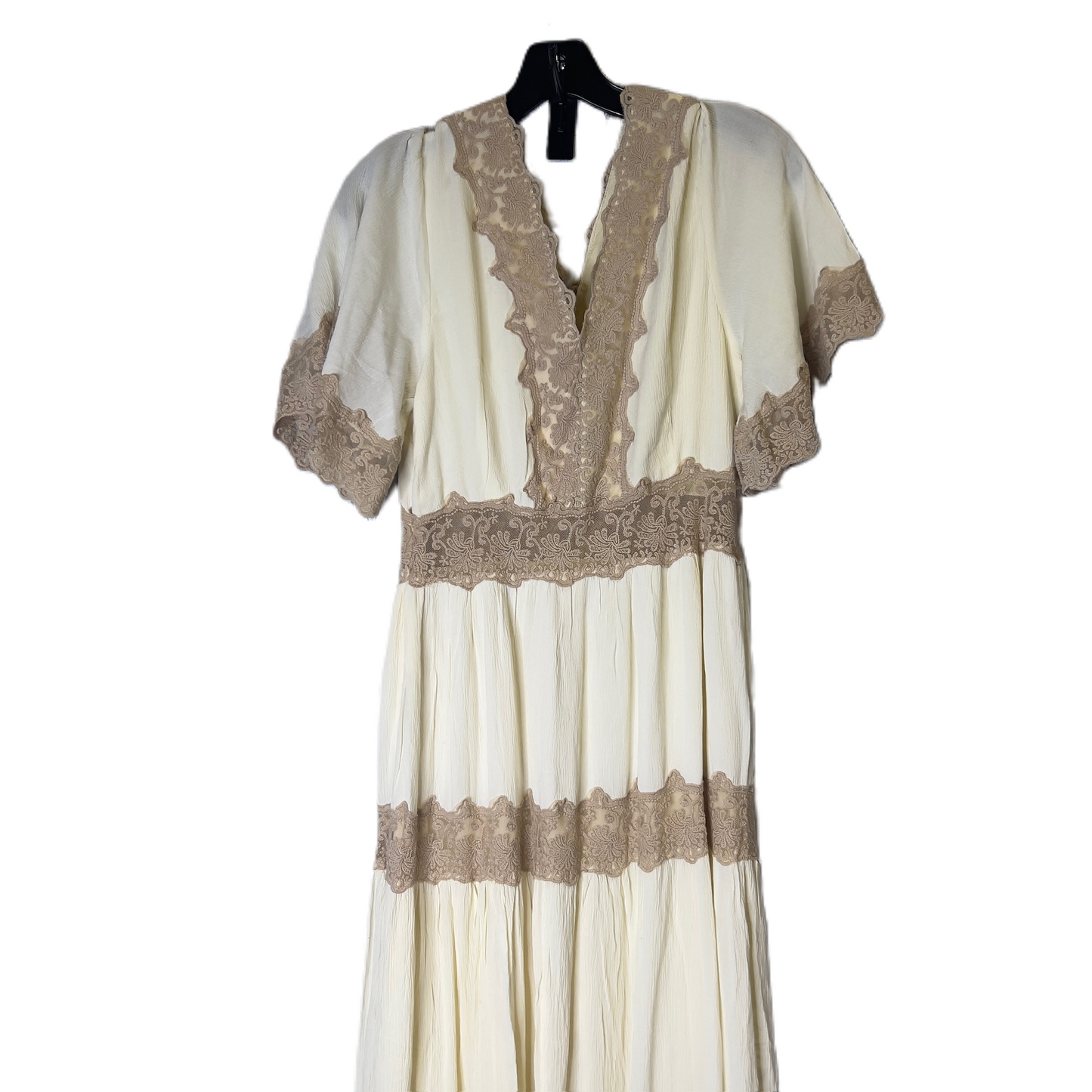 Dress Casual Midi By Wishlist In Cream, Size: M