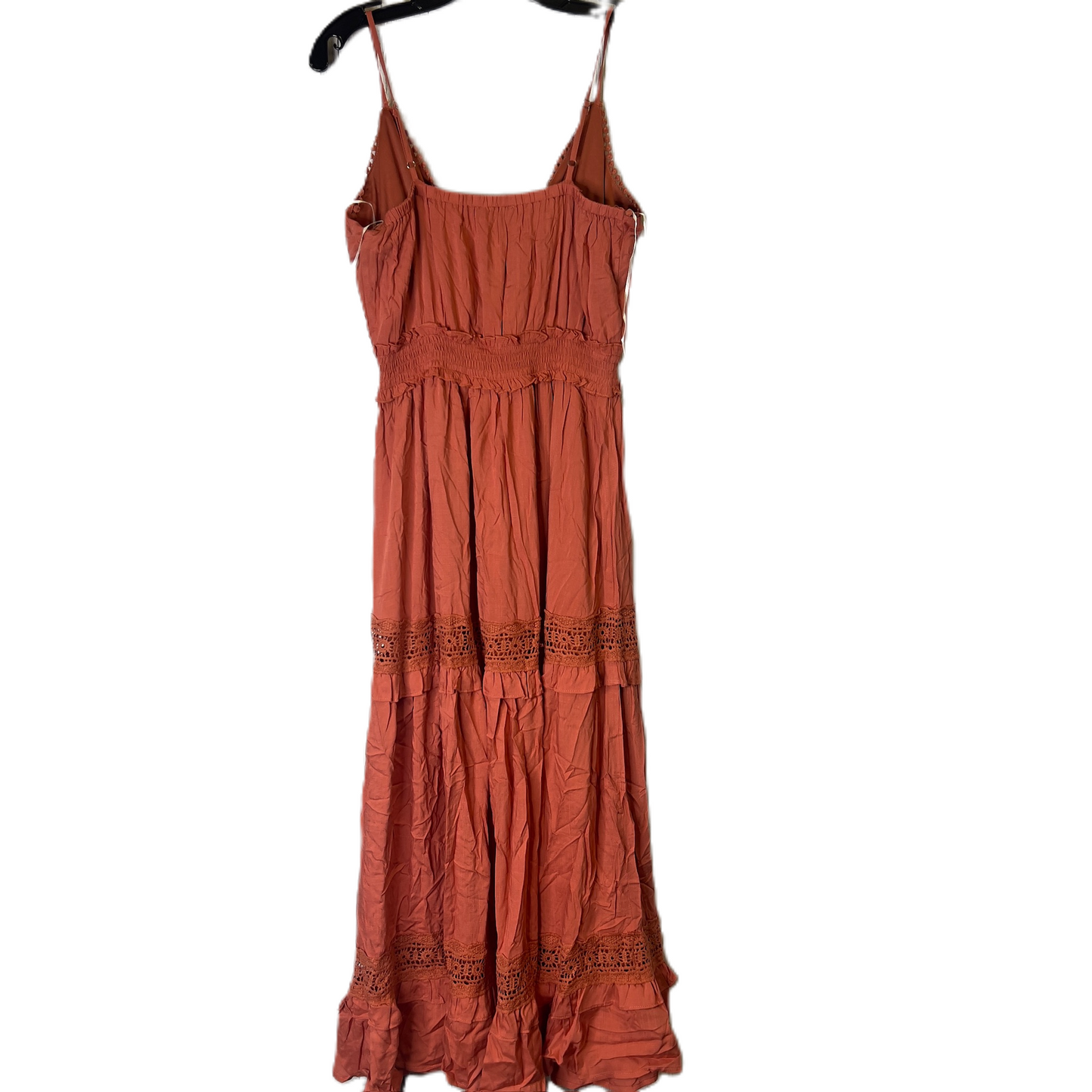 Dress Casual Midi By Gigio In Orange, Size: S