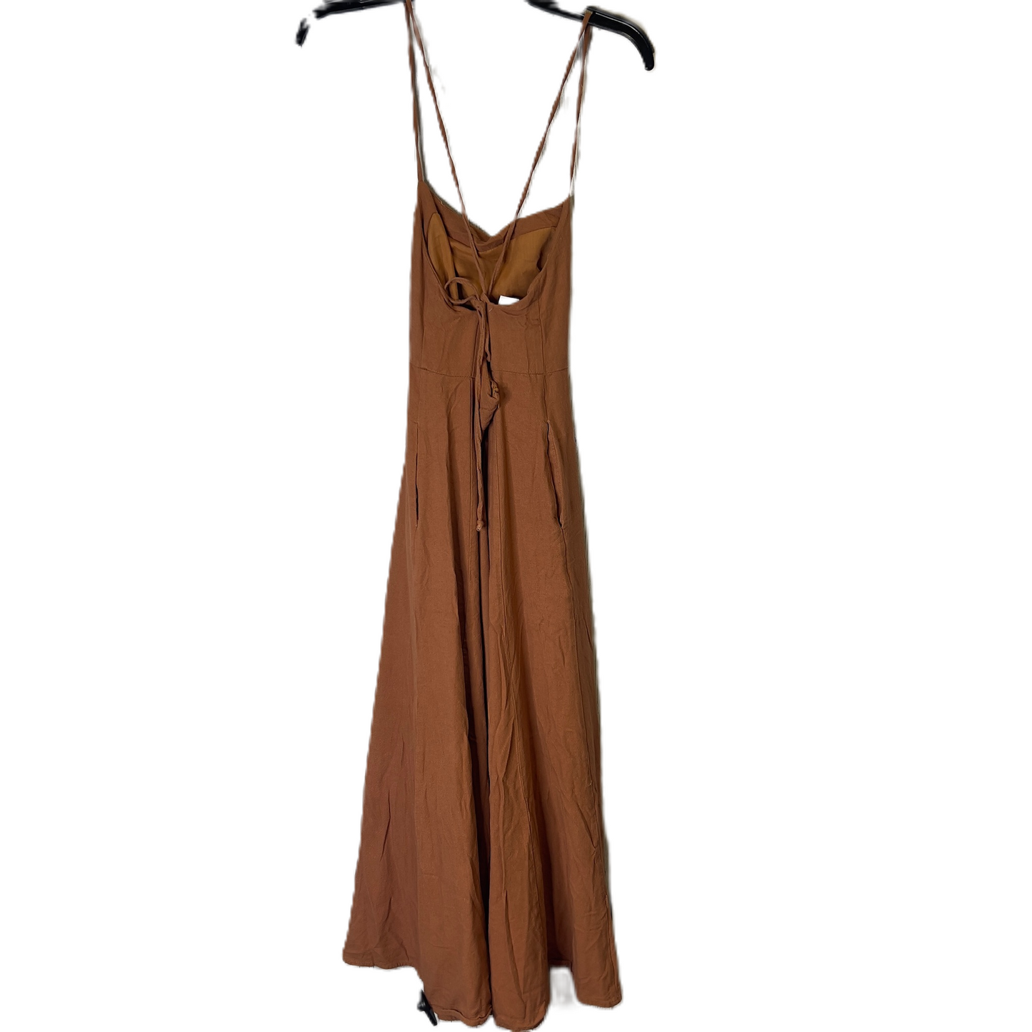 Dress Casual Midi By Clothes Mentor In Brown, Size: S