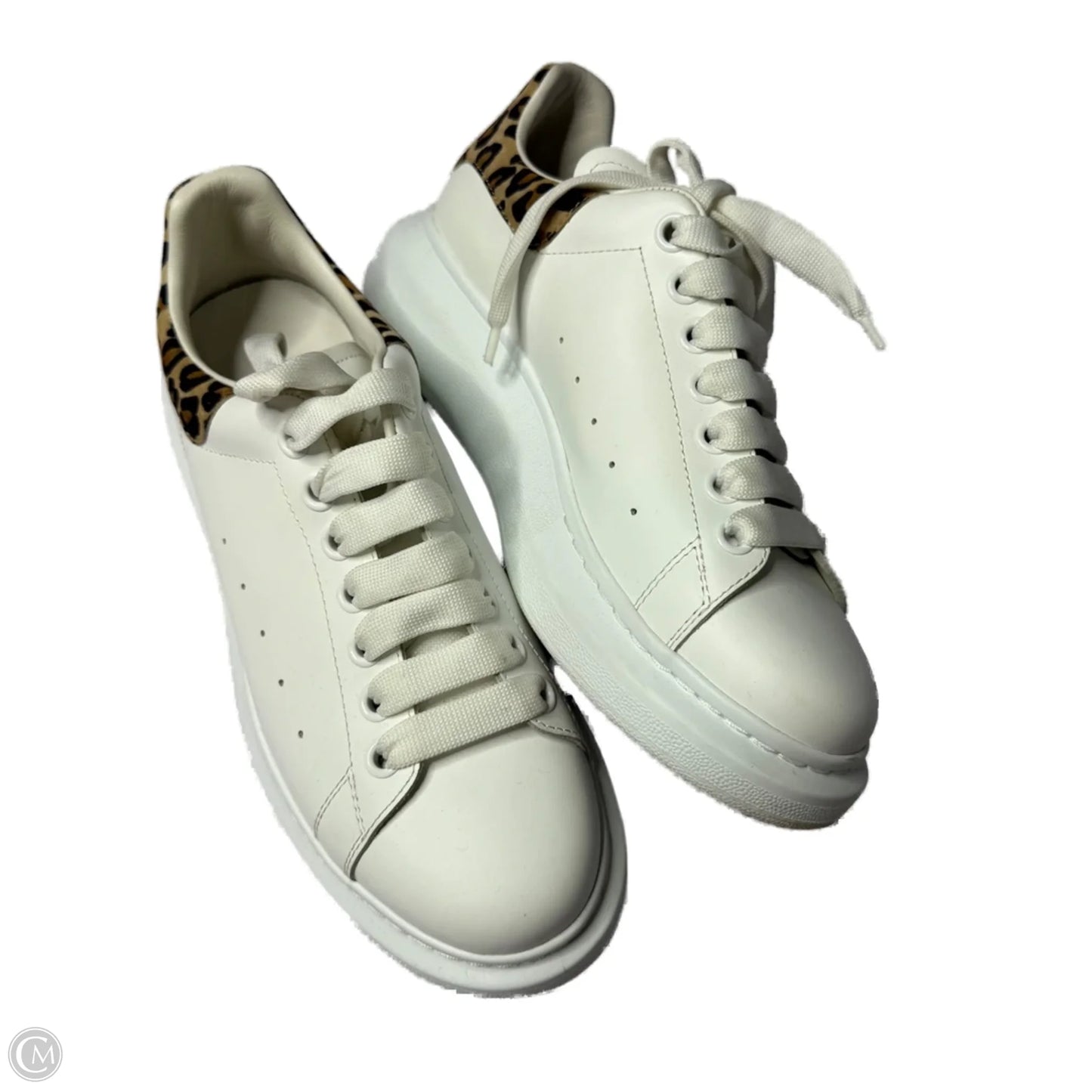 Shoes Luxury Designer By Alexander Mcqueen In White, Size: 9.5