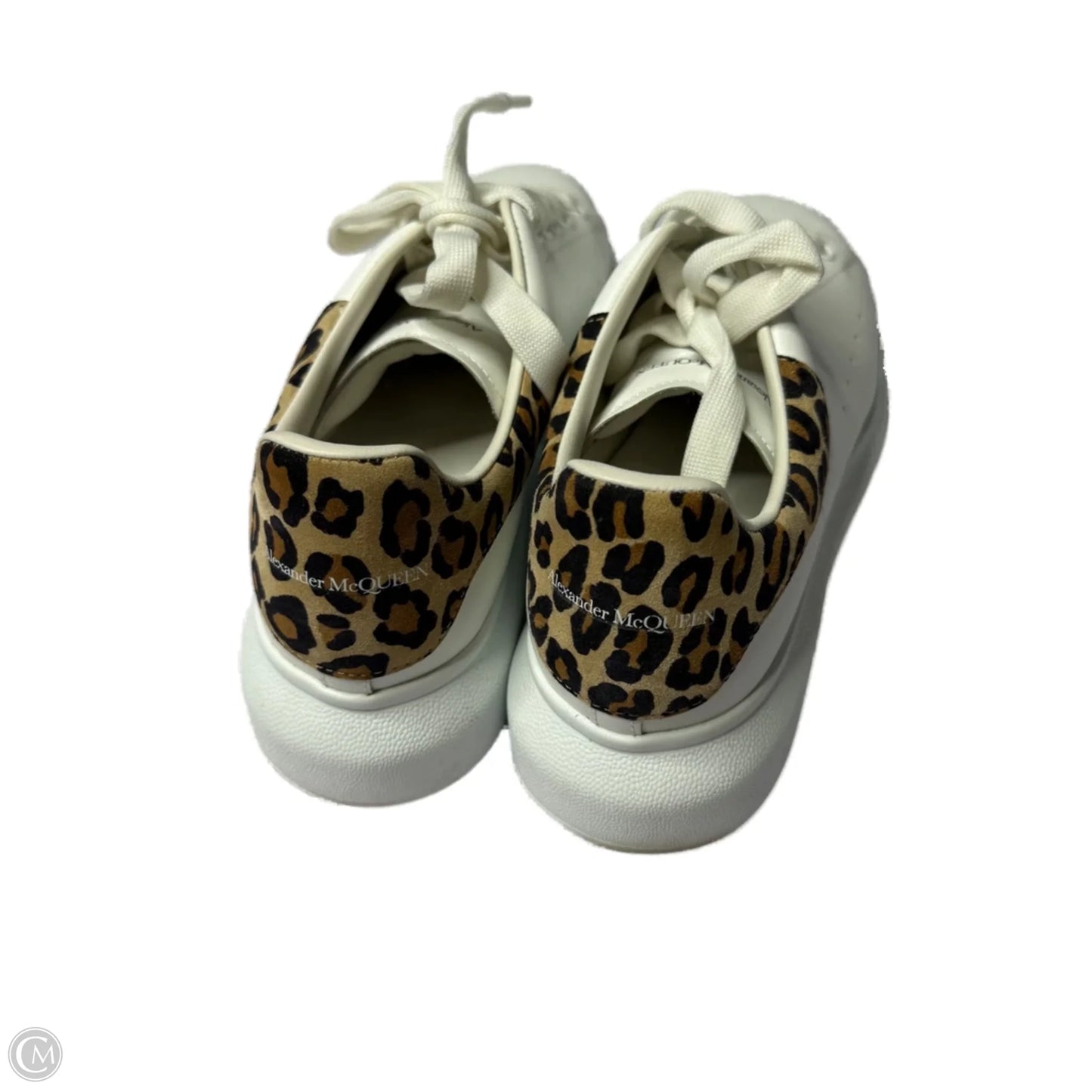 Shoes Luxury Designer By Alexander Mcqueen In White, Size: 9.5