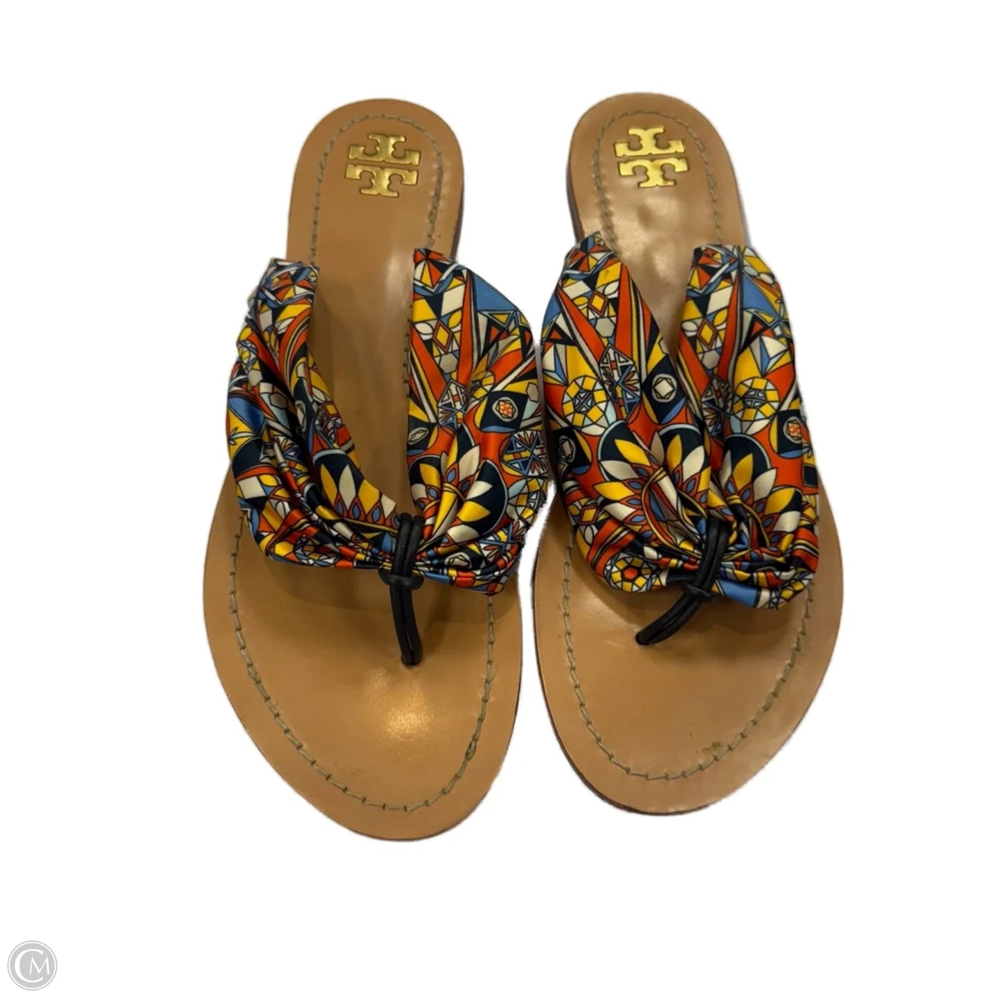 Sandals Designer By Tory Burch In Multi-colored, Size: 7