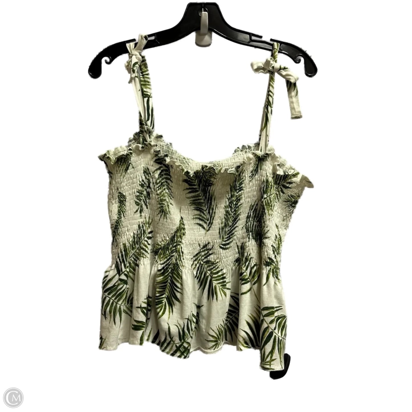 Top Sleeveless By H&m In White, Size: Xl