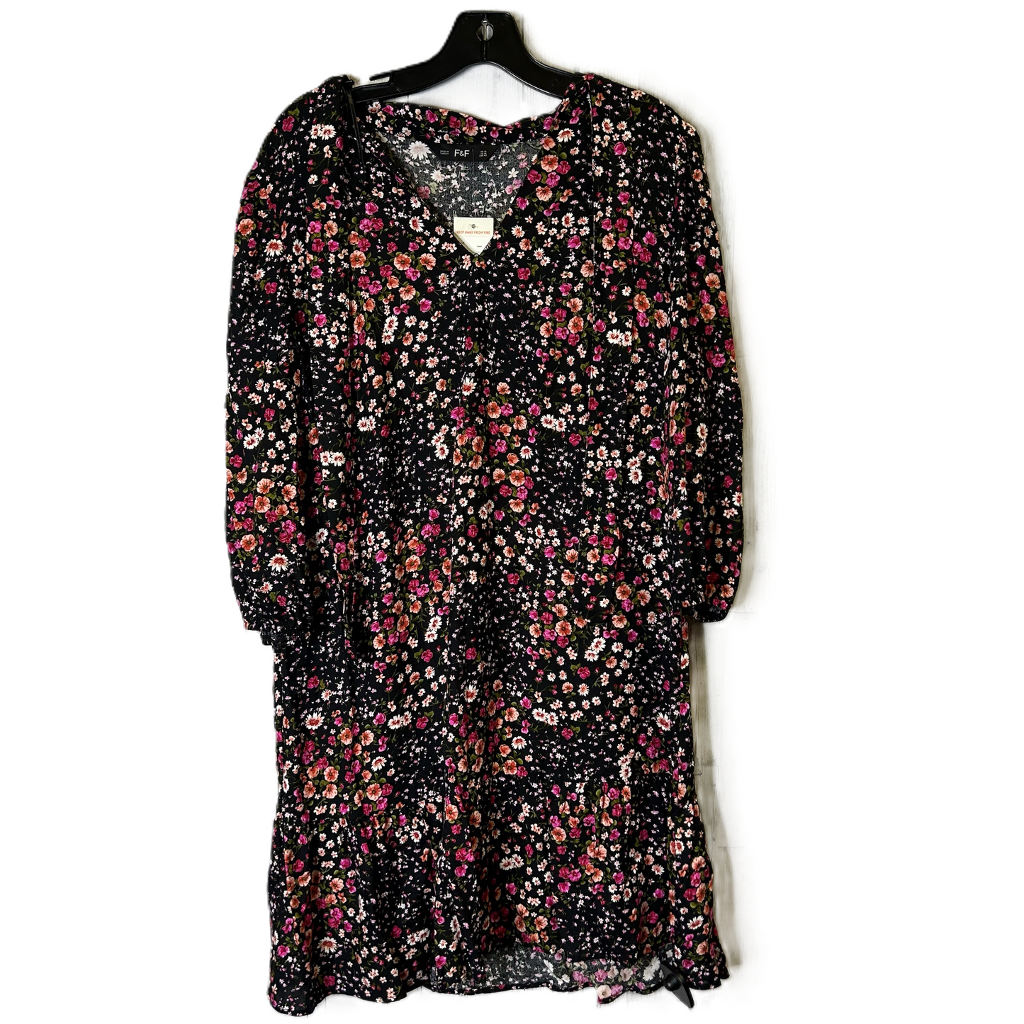 Dress Casual Short By F&f In Floral Print, Size: 10