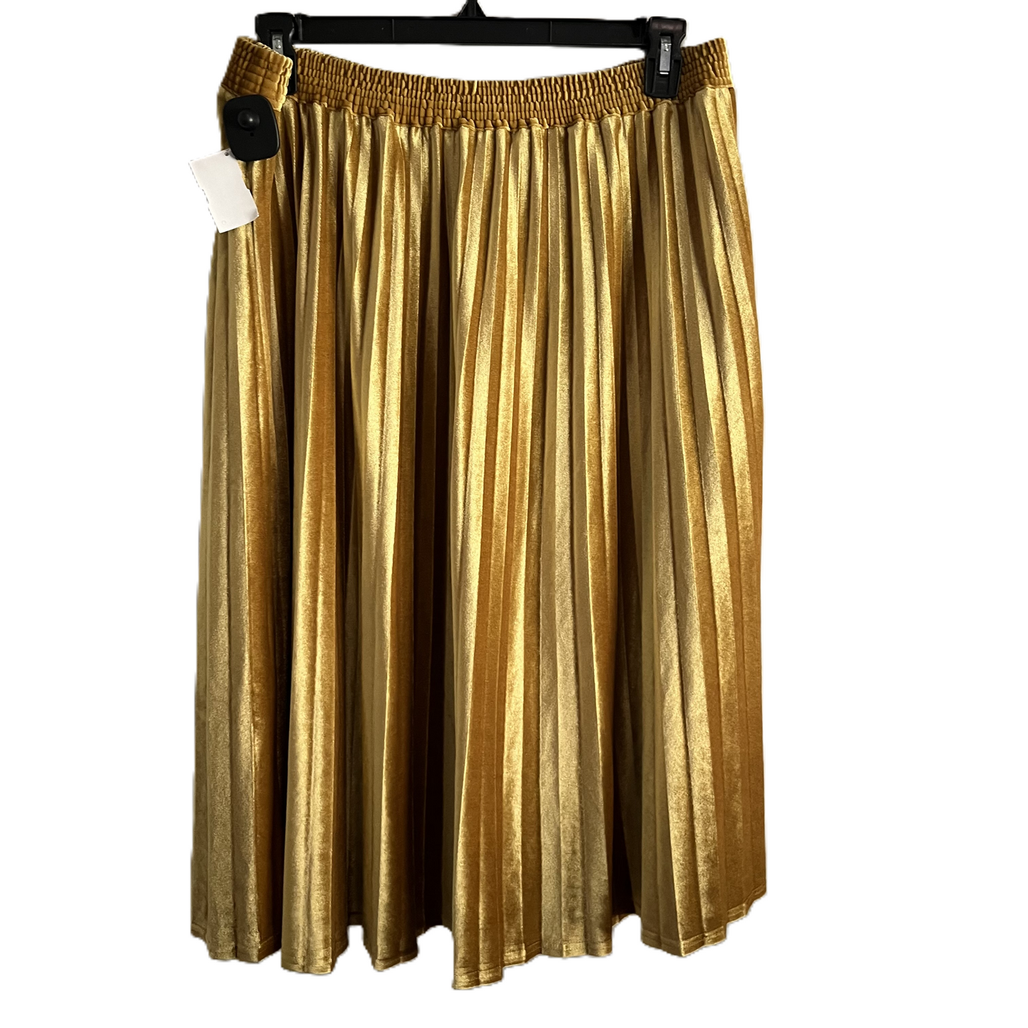 Skirt Midi By A New Day In Yellow, Size: Xxl