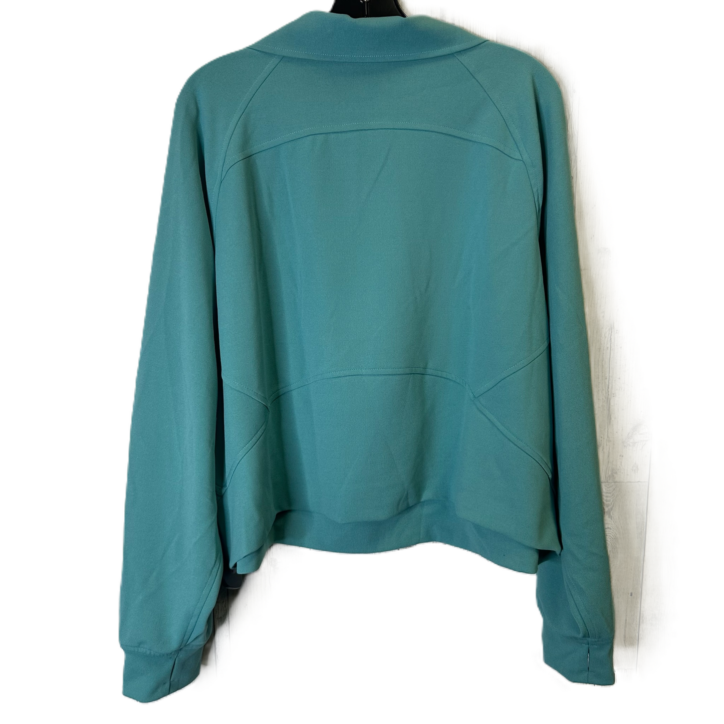 Sweatshirt Collar By Clothes Mentor In Teal, Size: L