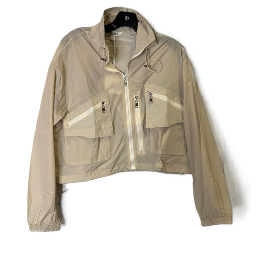 Jacket Windbreaker By Davi & Dani In Beige, Size: M