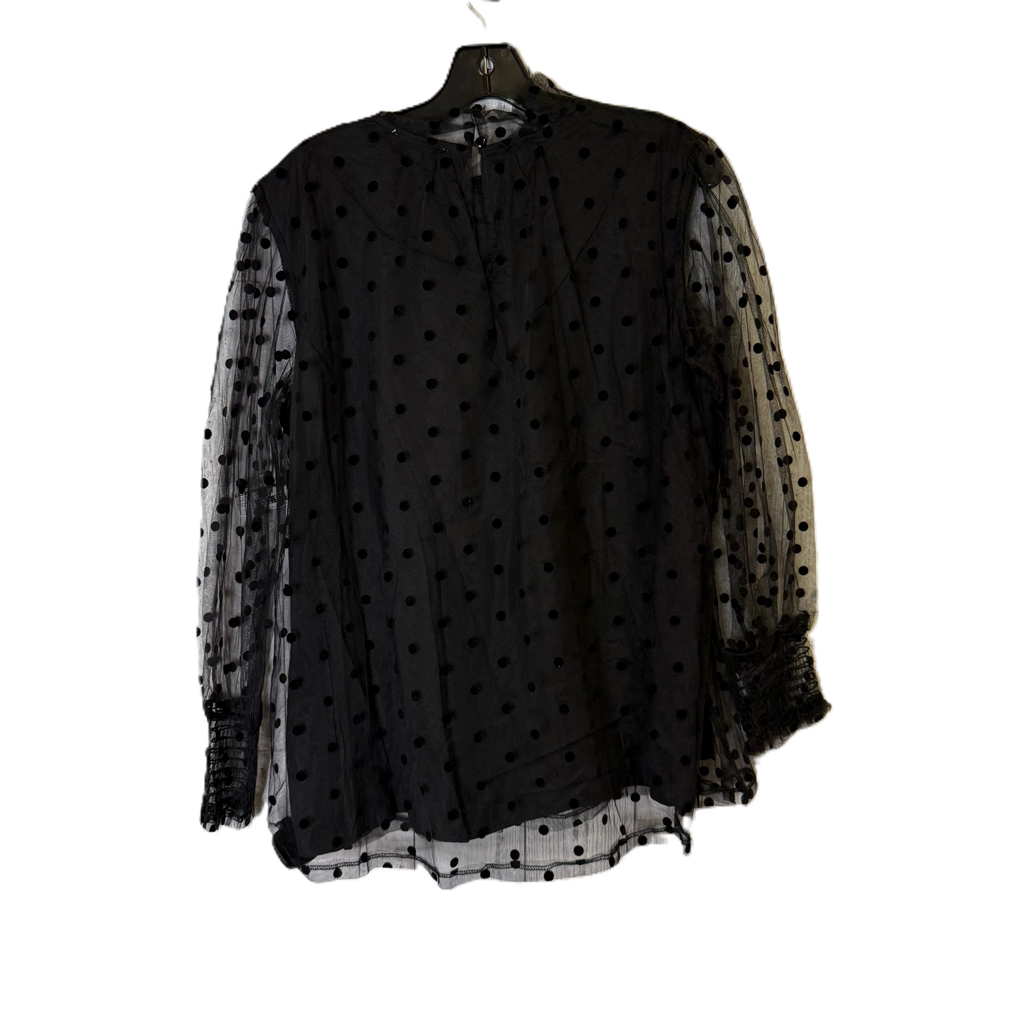 Top Long Sleeve By First Love In Black, Size: L