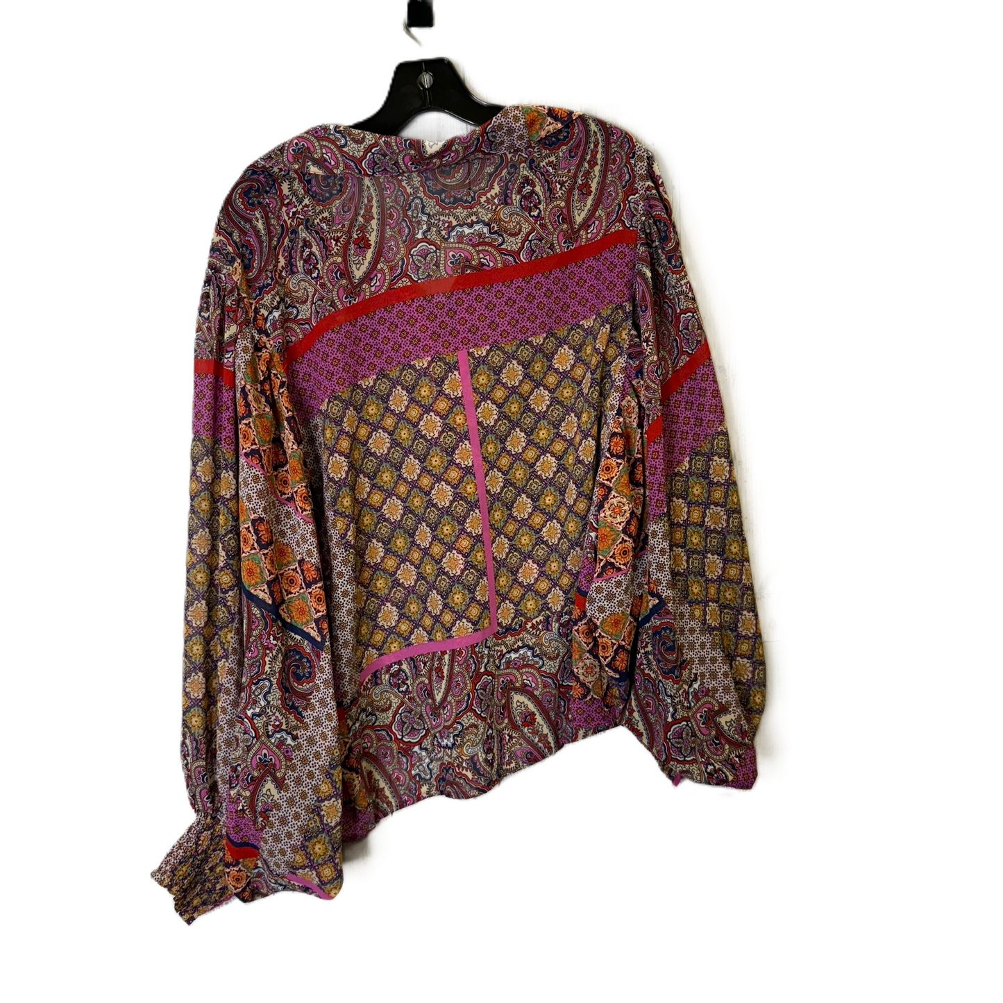 Top Long Sleeve By Ee Some In Multi-colored, Size: L