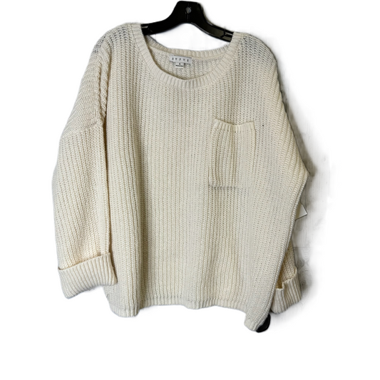 Sweater By Hyfve In White, Size: S