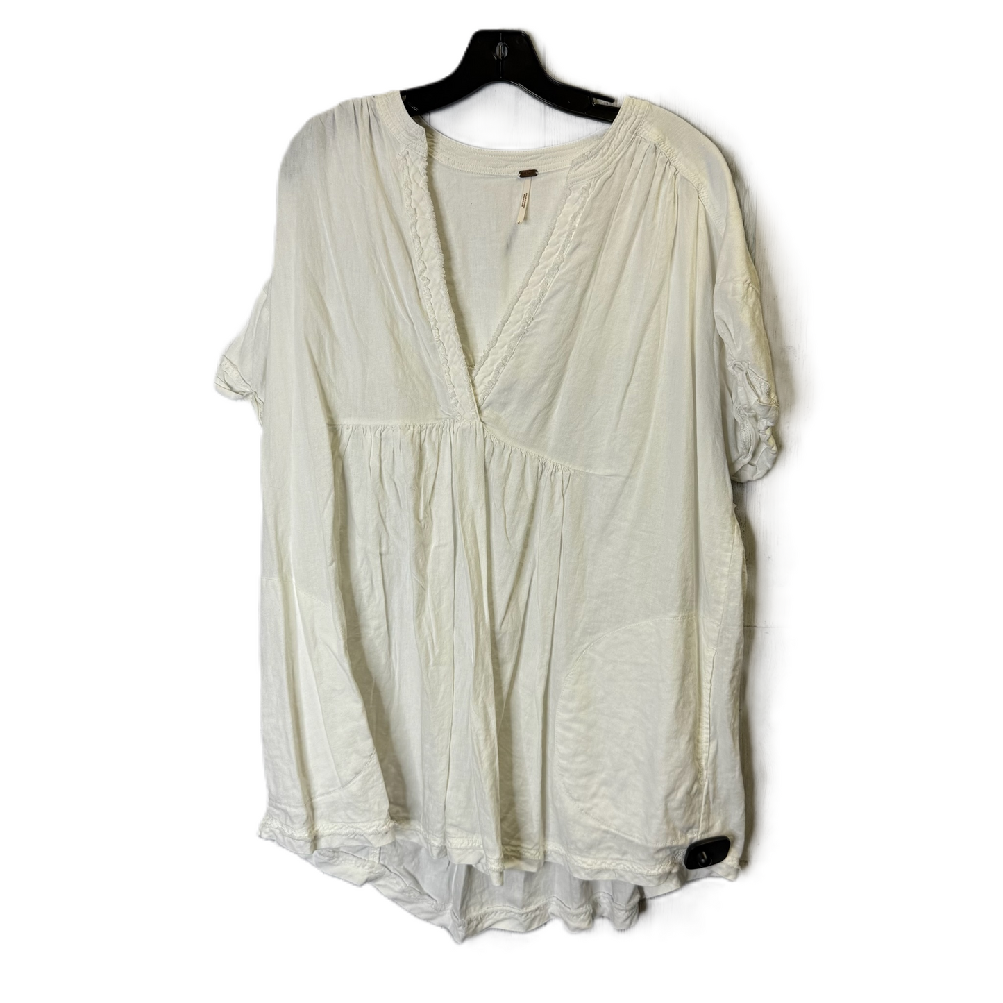 Top Short Sleeve By Free People In White, Size: L