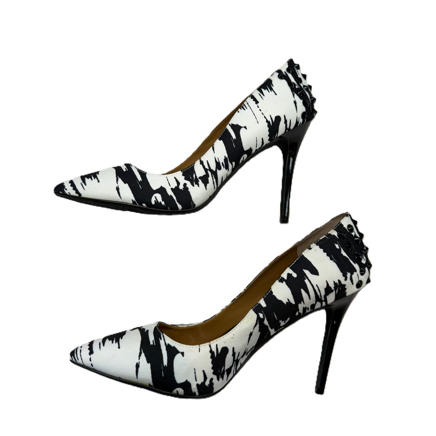 Shoes Heels Stiletto By J Renee In Black & White, Size: 10.5