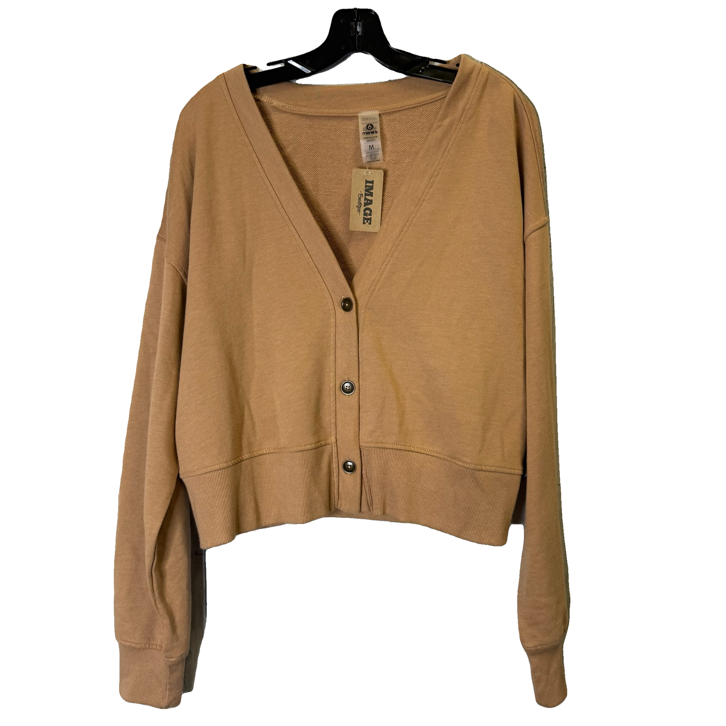 Cardigan By Mono B In Tan, Size: M