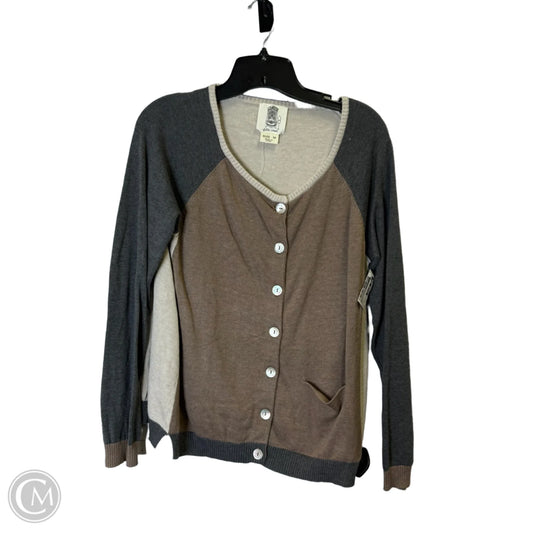 Top Long Sleeve By Anthropologie In Brown, Size: M