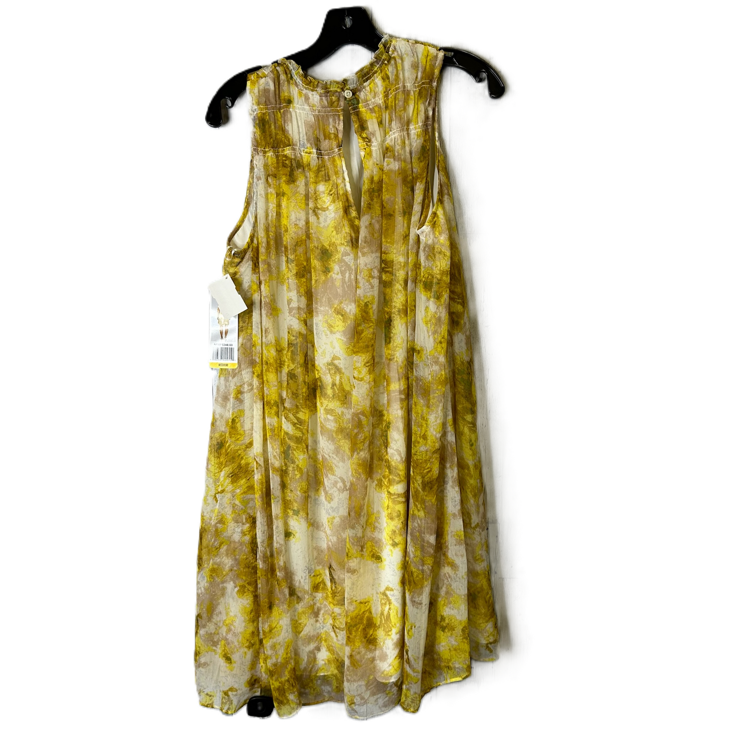 Yellow Dress Casual Midi By Joie, Size: M