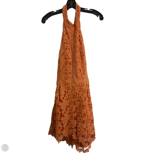 Romper By She + Sky In Orange, Size: L