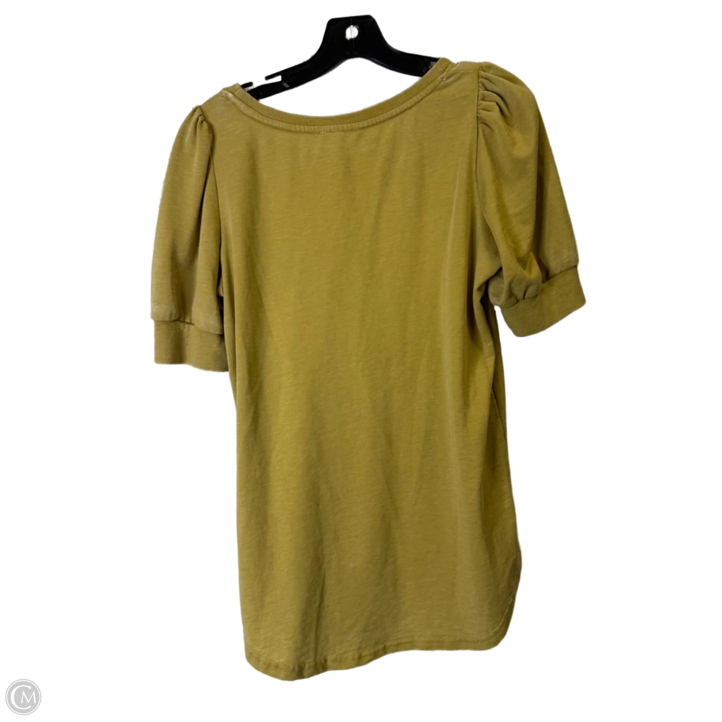 Top Short Sleeve By Jane And Delancey In Yellow, Size: M