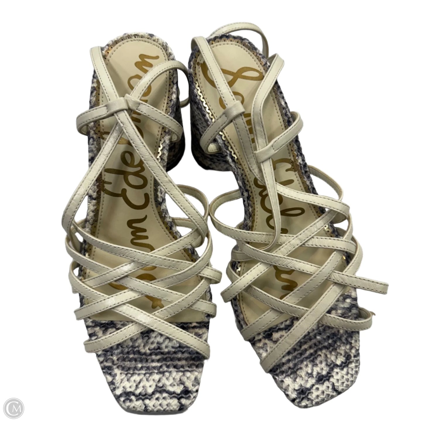 Shoes Heels Block By Sam Edelman In Snakeskin Print, Size: 7