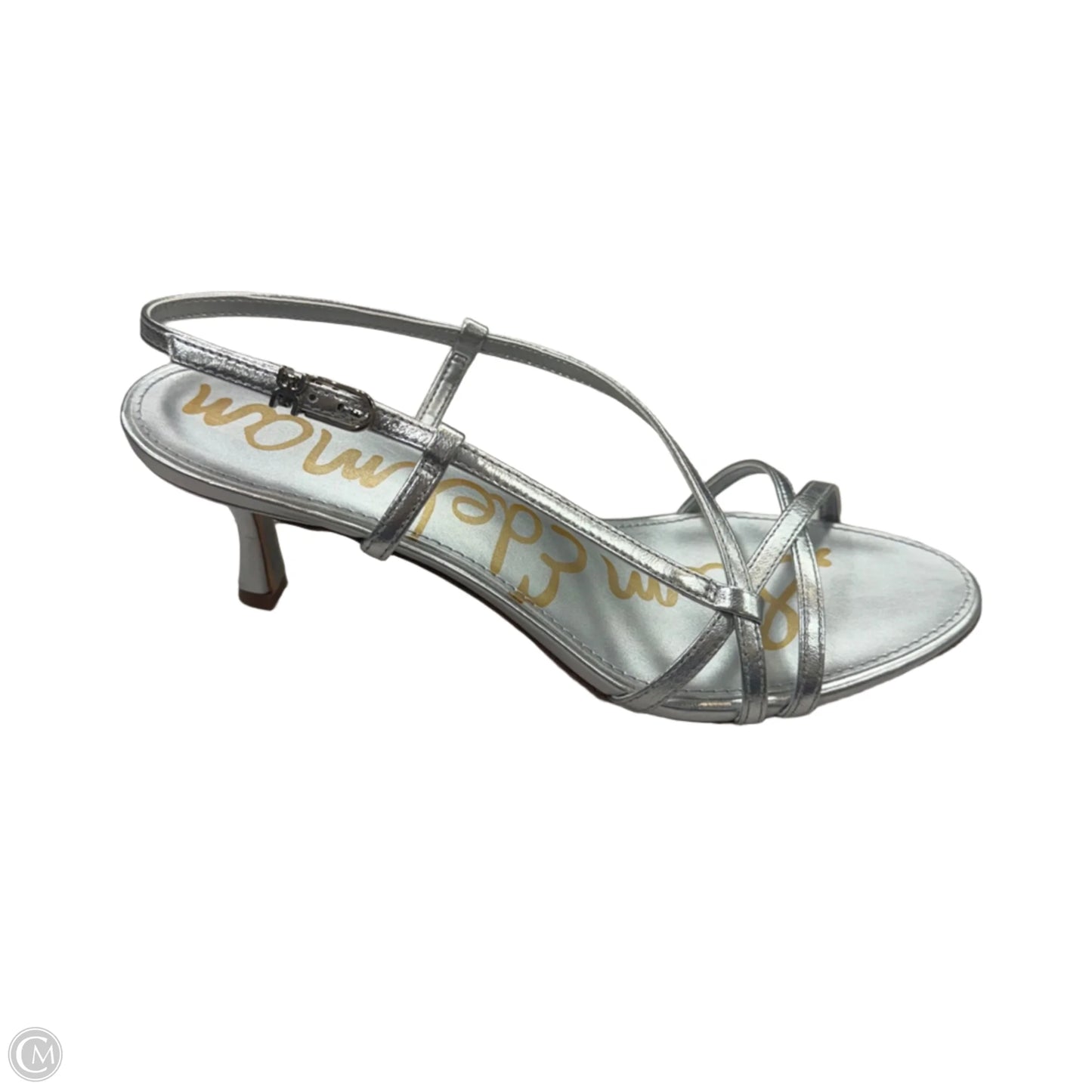 Shoes Heels Kitten By Sam Edelman In Silver, Size: 7