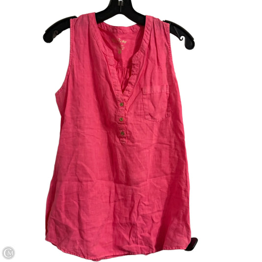 Top Sleeveless By Lilly Pulitzer In Pink, Size: S