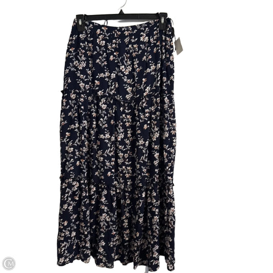 Skirt Maxi By Pink Lily In Blue, Size: M