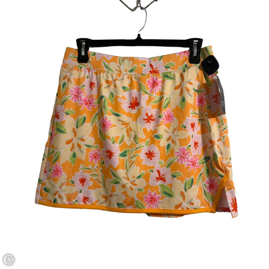Athletic Skort By Crown And Ivy In Orange, Size: L