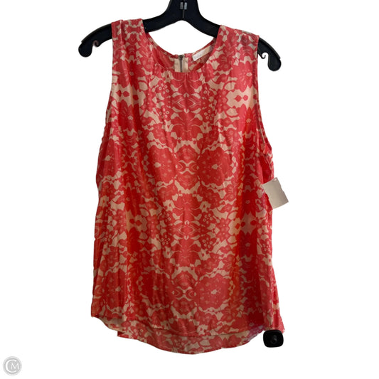 Top Sleeveless By Dalia In Pink, Size: L