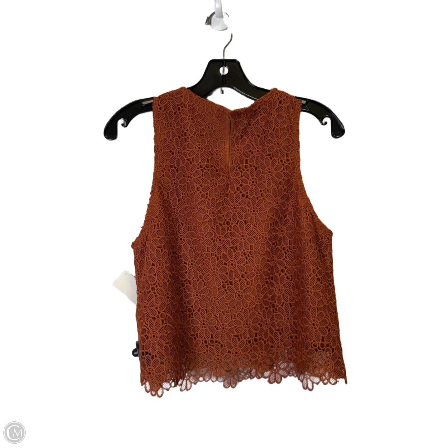 Top Sleeveless By Forever 21 In Orange, Size: M
