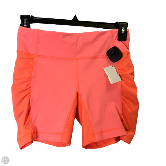 Athletic Shorts By Lululemon In Coral, Size: 8