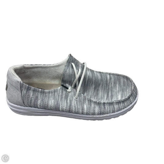 Shoes Sneakers By Hey Dude In Grey, Size: 9