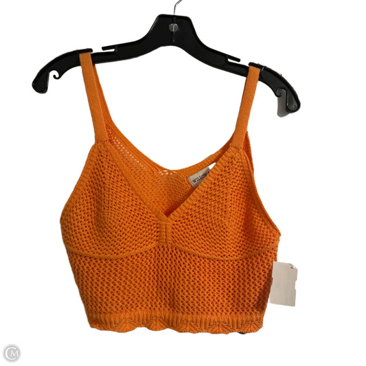 Top Sleeveless By Clothes Mentor In Orange, Size: S
