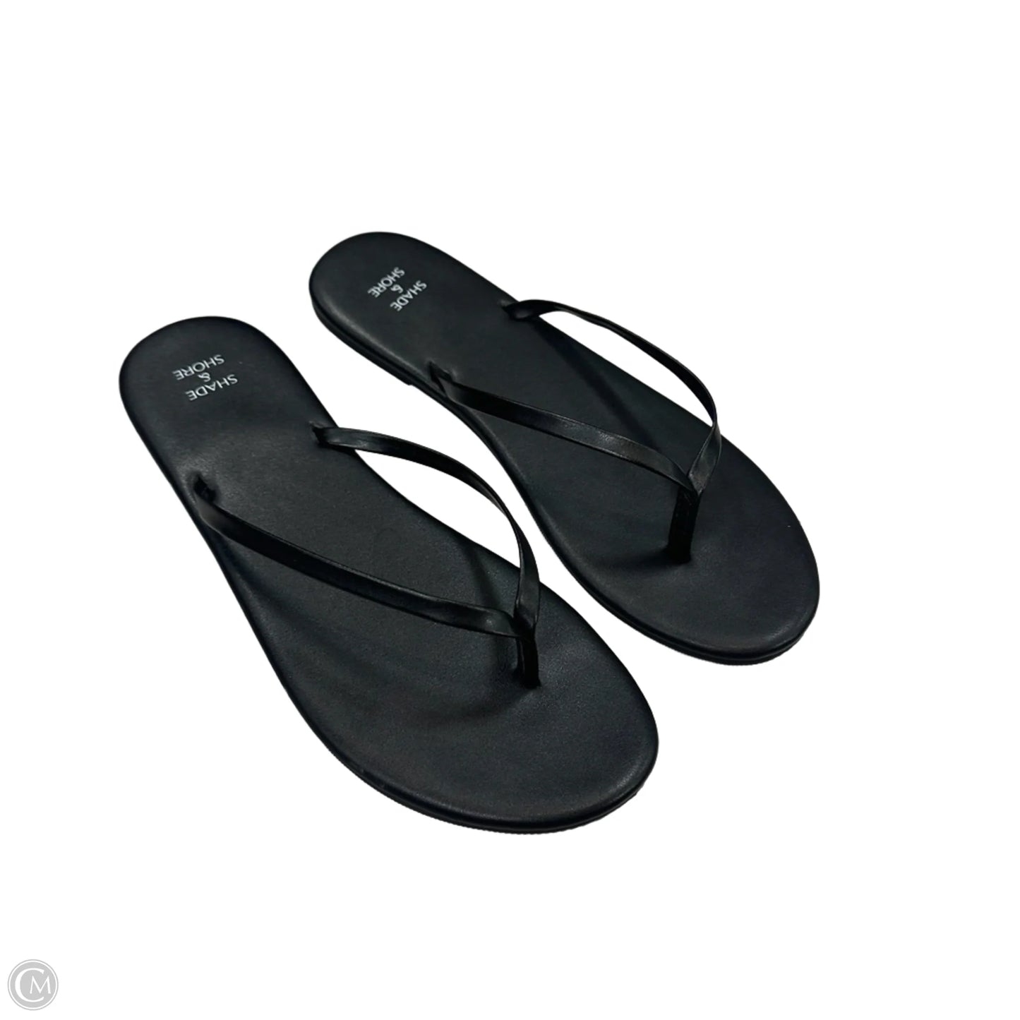 Sandals Flip Flops By Shade & Shore In Black, Size: 11