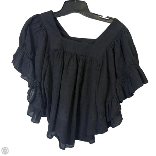 Top Short Sleeve By Madewell In Black, Size: Xxs
