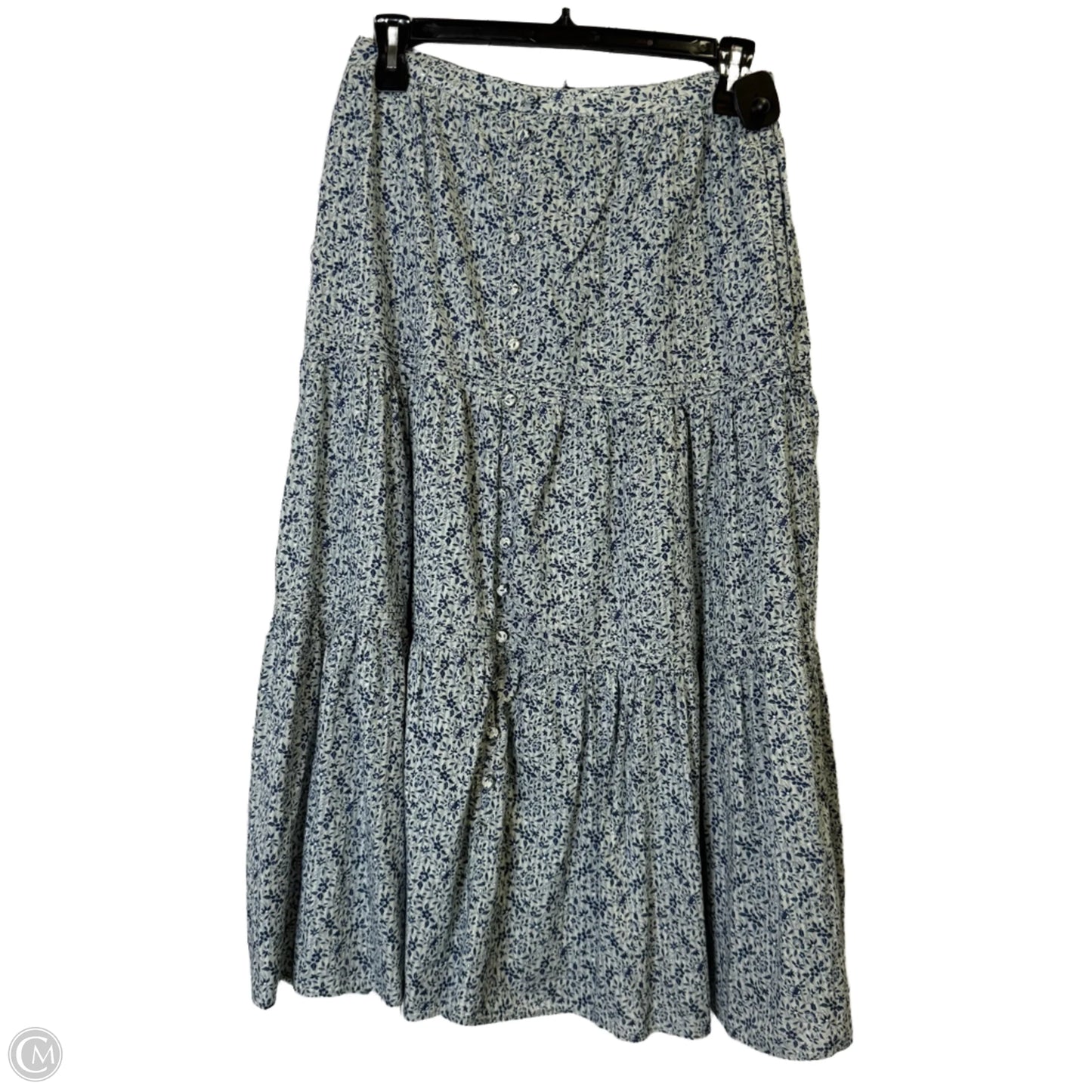 Skirt Midi By Madewell In Blue, Size: M