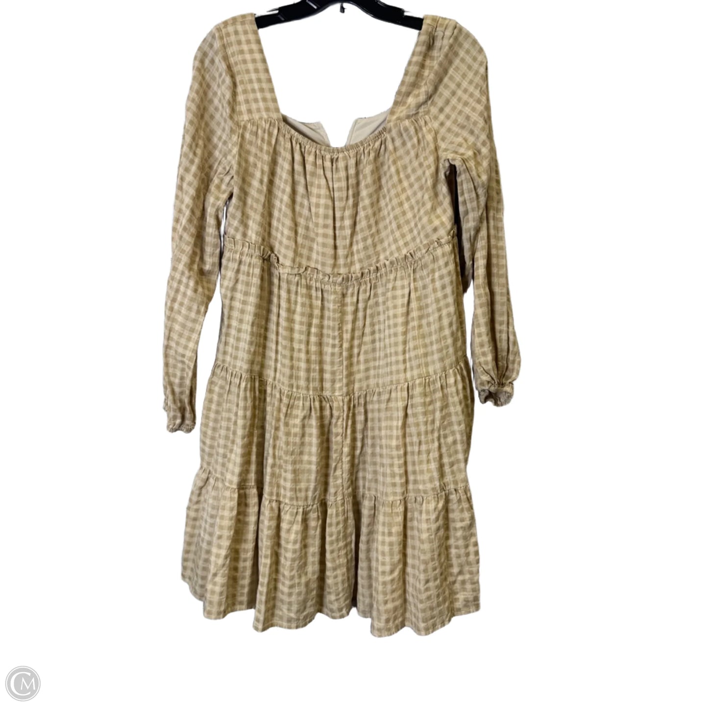 Dress Casual Short By Final Touch In Tan, Size: M