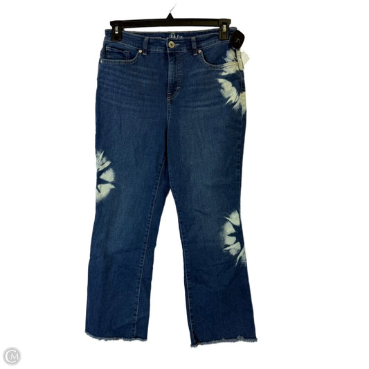 Jeans Straight By Style And Company In Blue Denim, Size: 8