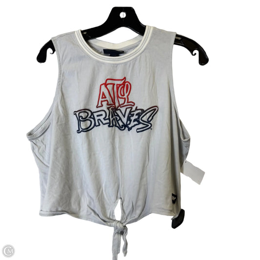Top Sleeveless By Clothes Mentor In Grey, Size: Xl
