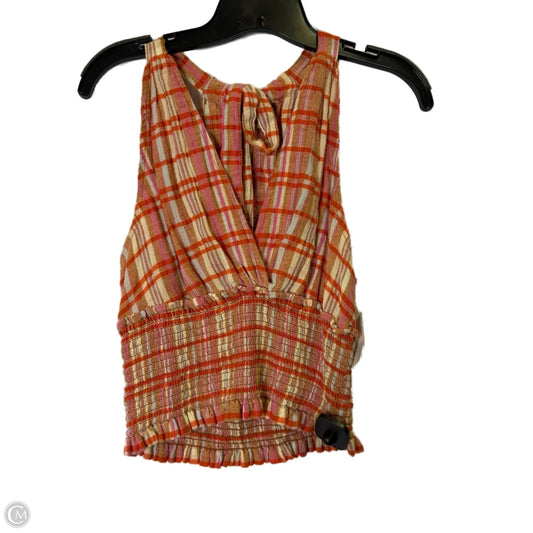 Top Sleeveless By Pilcro In Orange, Size: S