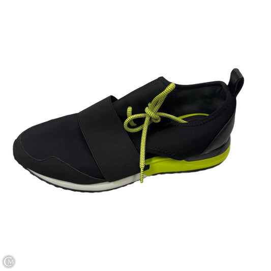 Shoes Sneakers By Aldo In Black & Green, Size: 8.5