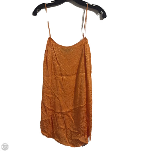Top Sleeveless By Clothes Mentor In Orange, Size: S