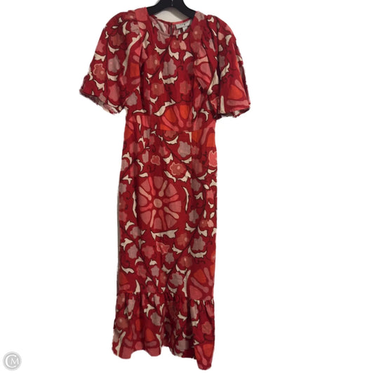Dress Casual Maxi By Rhode In Red, Size: 2